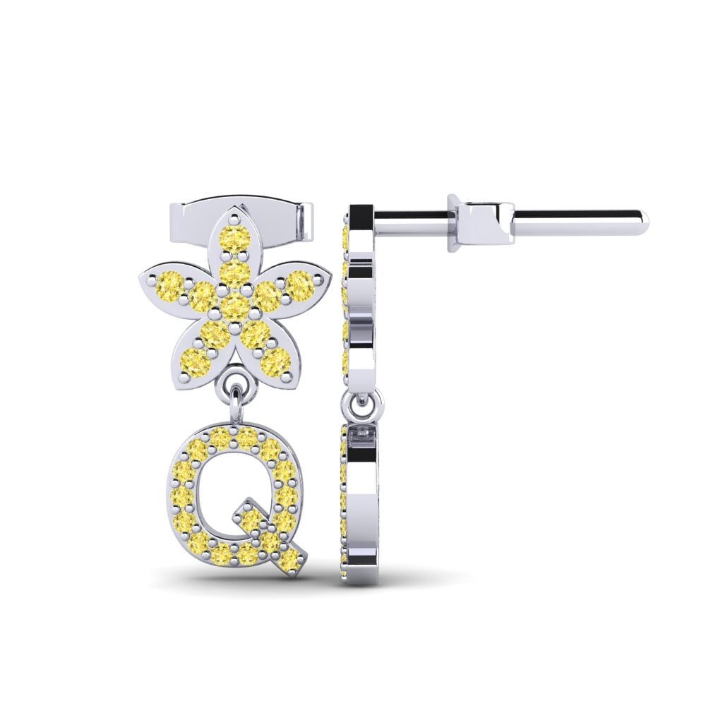 Yellow Sapphire Women's Earring Miori Q