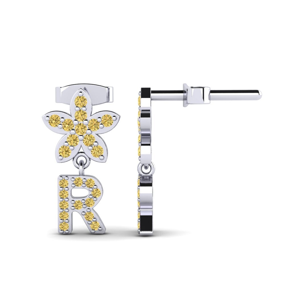 Yellow Diamond Women's Earring Miori R