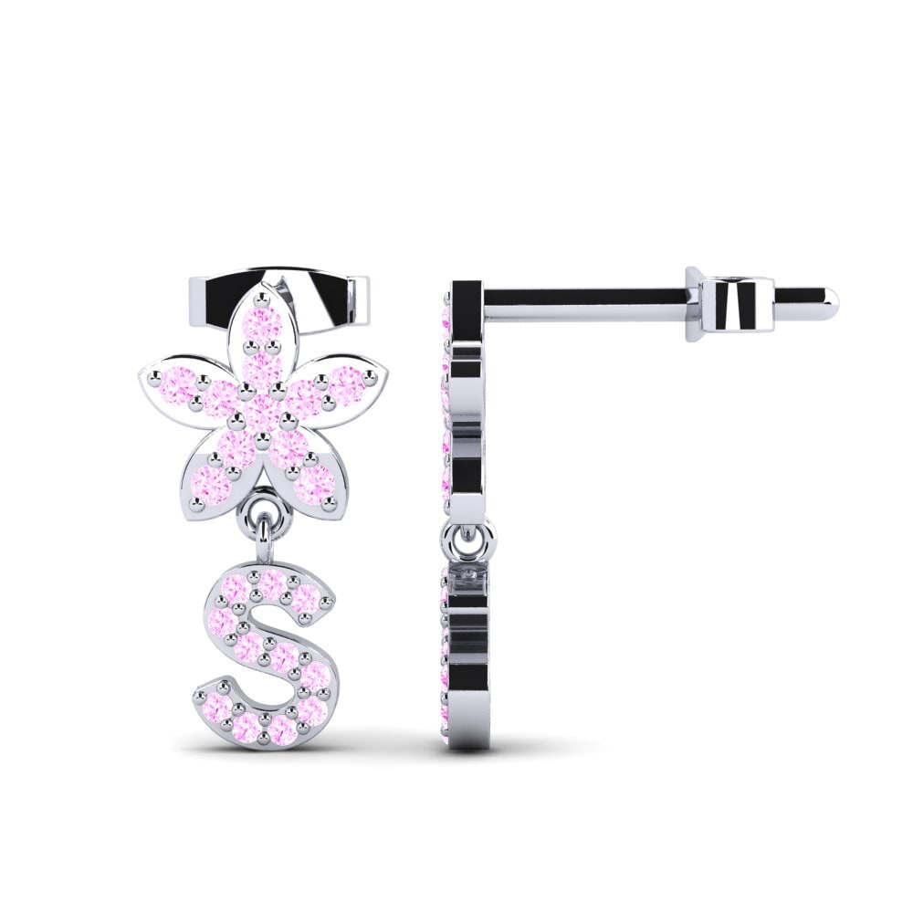 Pink Sapphire Women's Earring Miori S