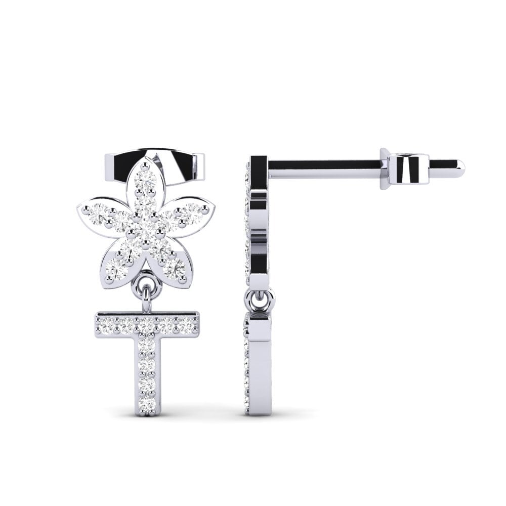 White sapphire Women's Earring Miori T