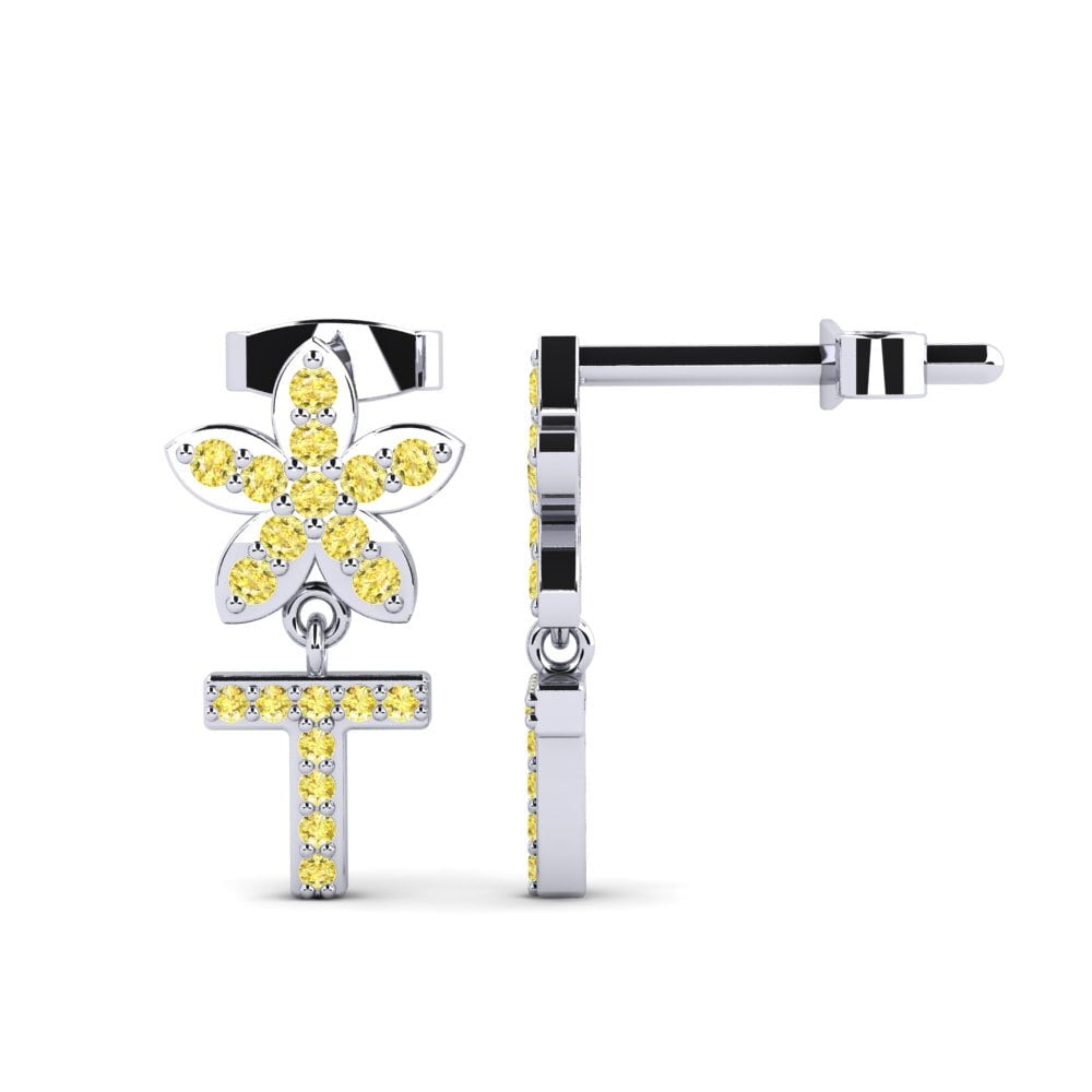 Yellow Sapphire Women's Earring Miori T