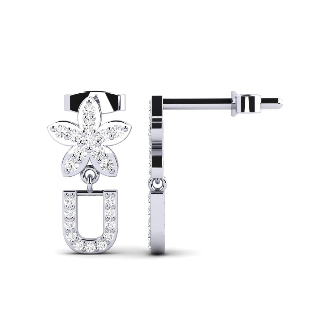 White sapphire Women's Earring Miori U