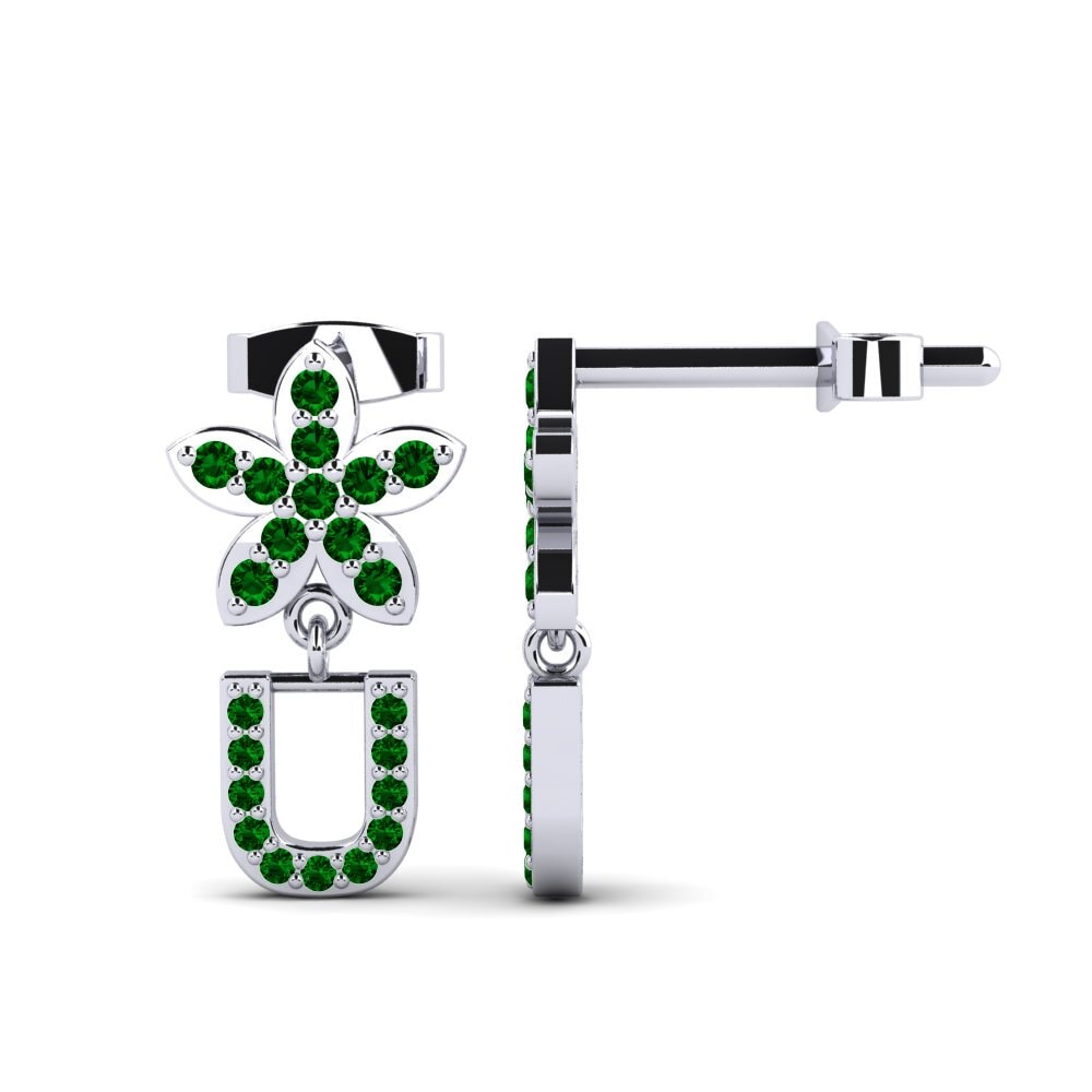 Green Zirconia Women's Earring Miori U