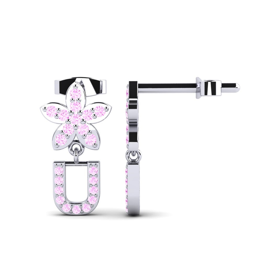 Pink Sapphire Women's Earring Miori U