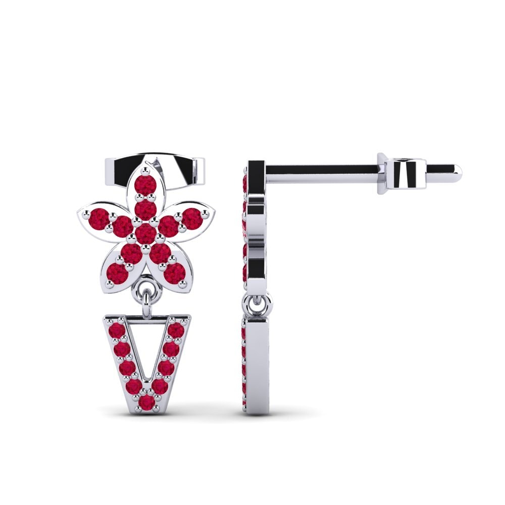 Ruby Women's Earring Miori V
