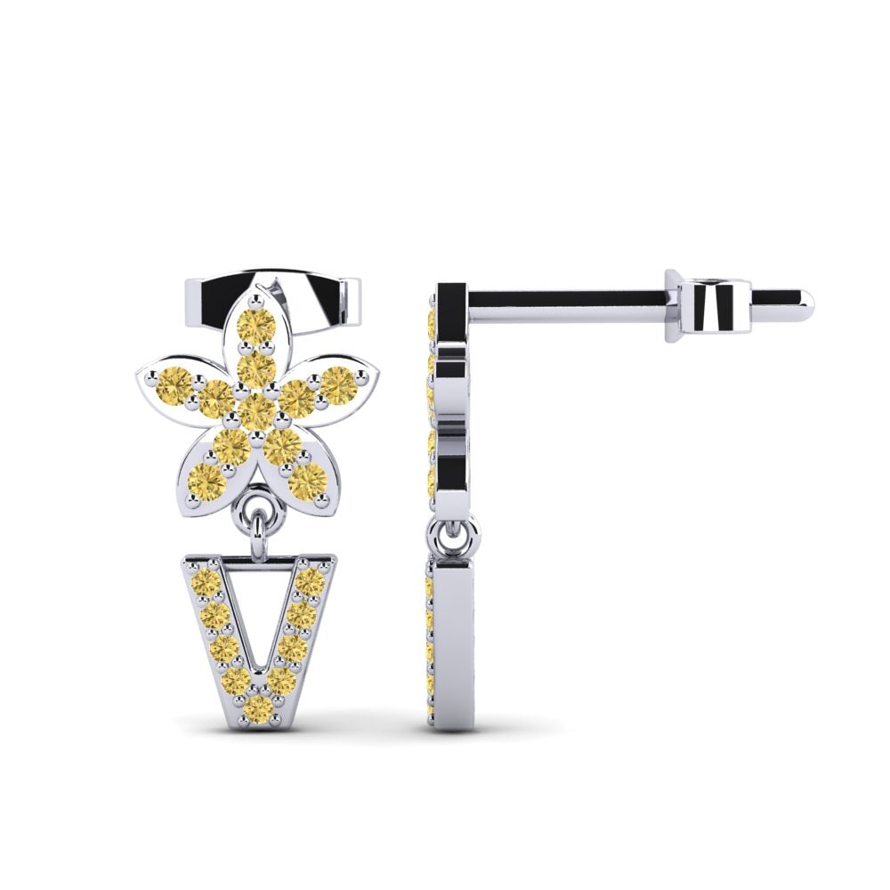 Yellow Diamond Women's Earring Miori V