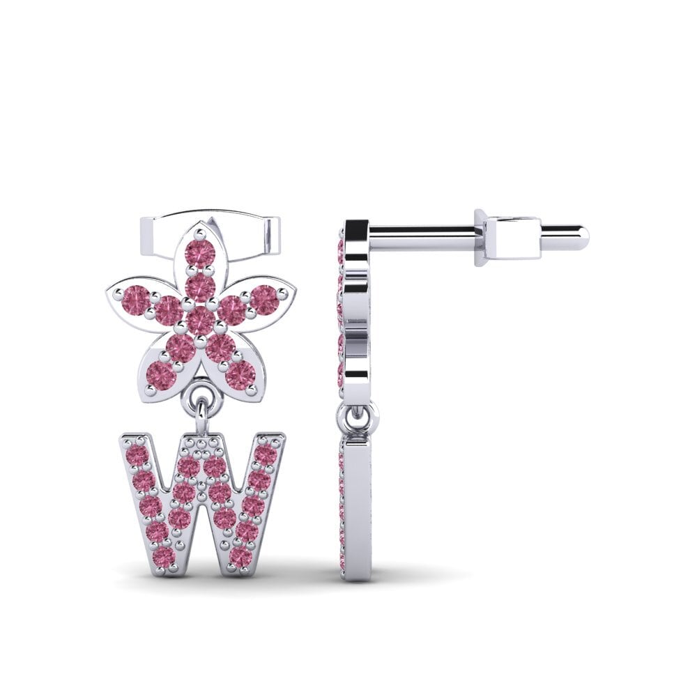 Rhodolite Garnet Women's Earring Miori W