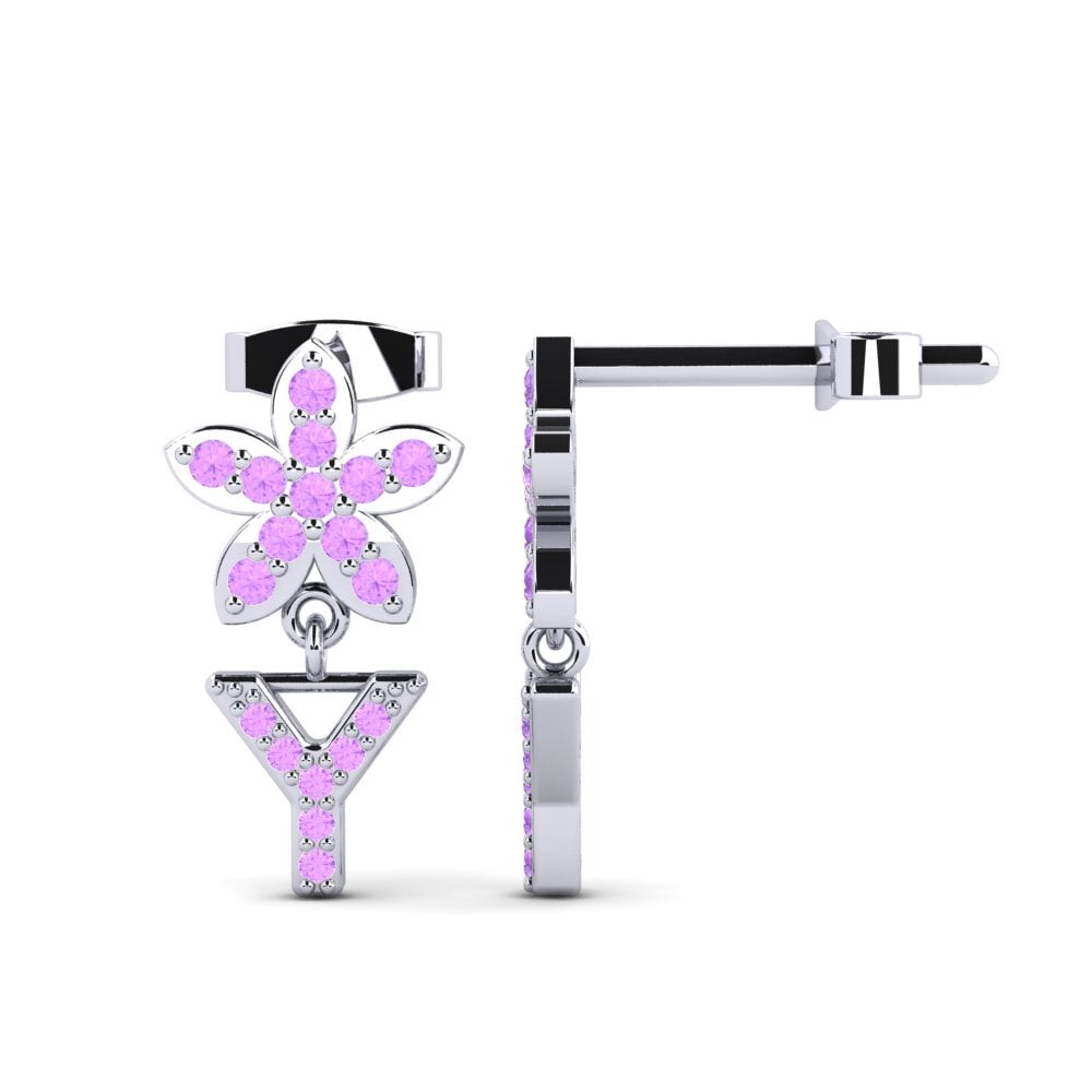 Amethyst Women's Earring Miori Y