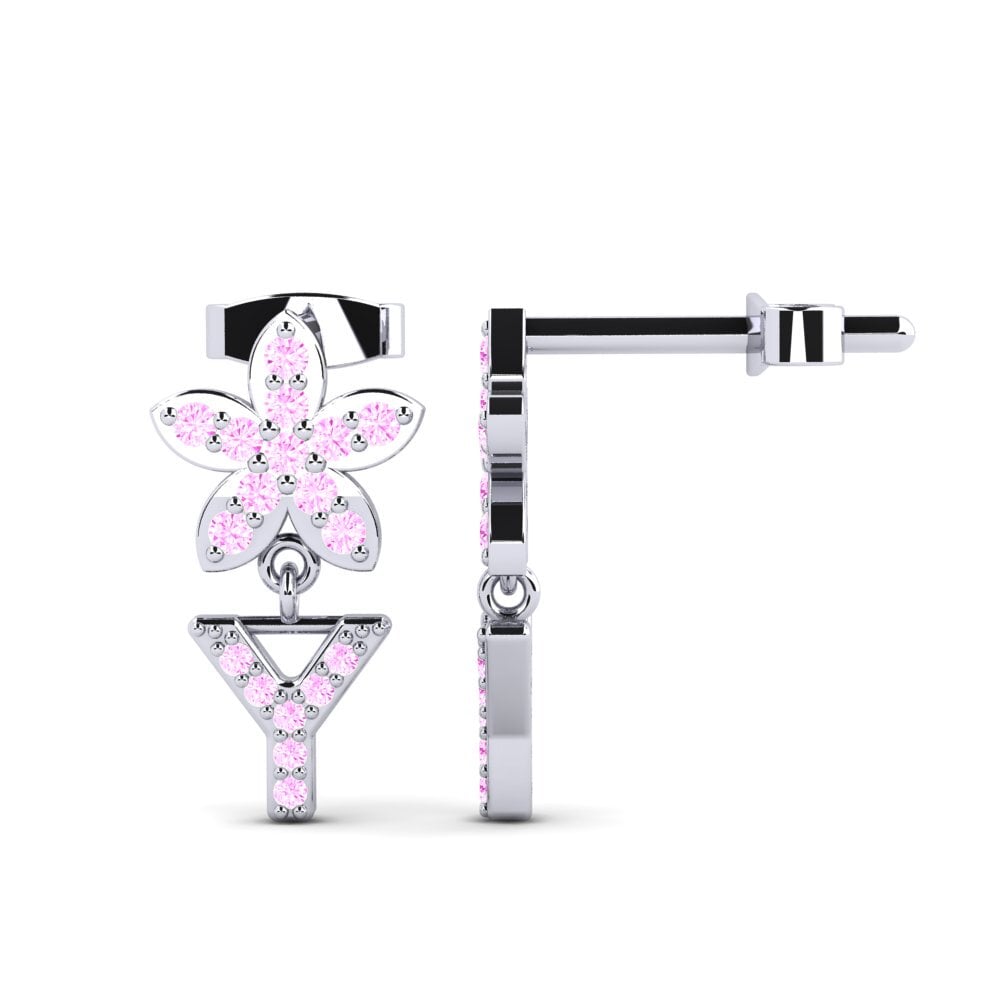 Pink Sapphire Women's Earring Miori Y