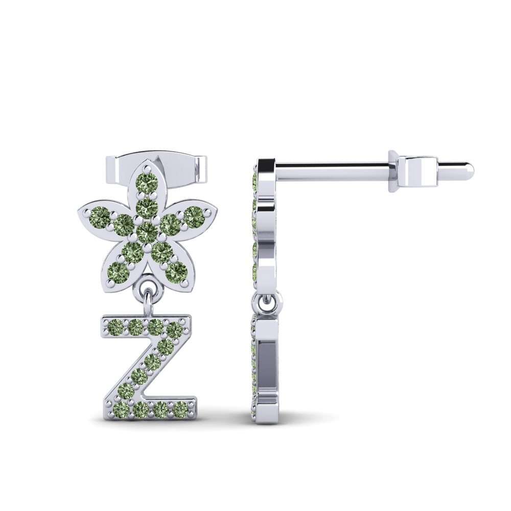 Green Diamond Women's Earring Miori Z