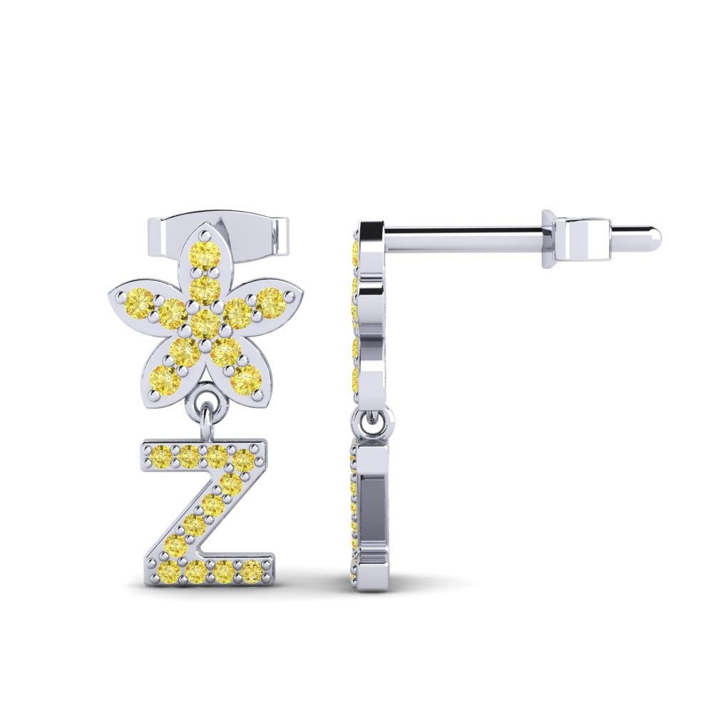 Yellow Sapphire Women's Earring Miori Z
