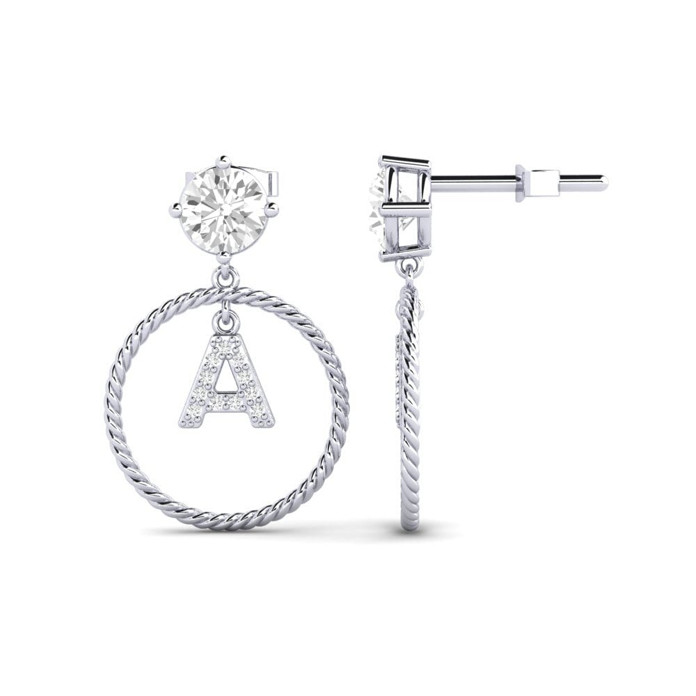White sapphire Women's Earring Noss A