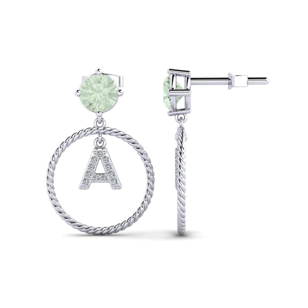 Green Amethyst Women's Earring Noss A