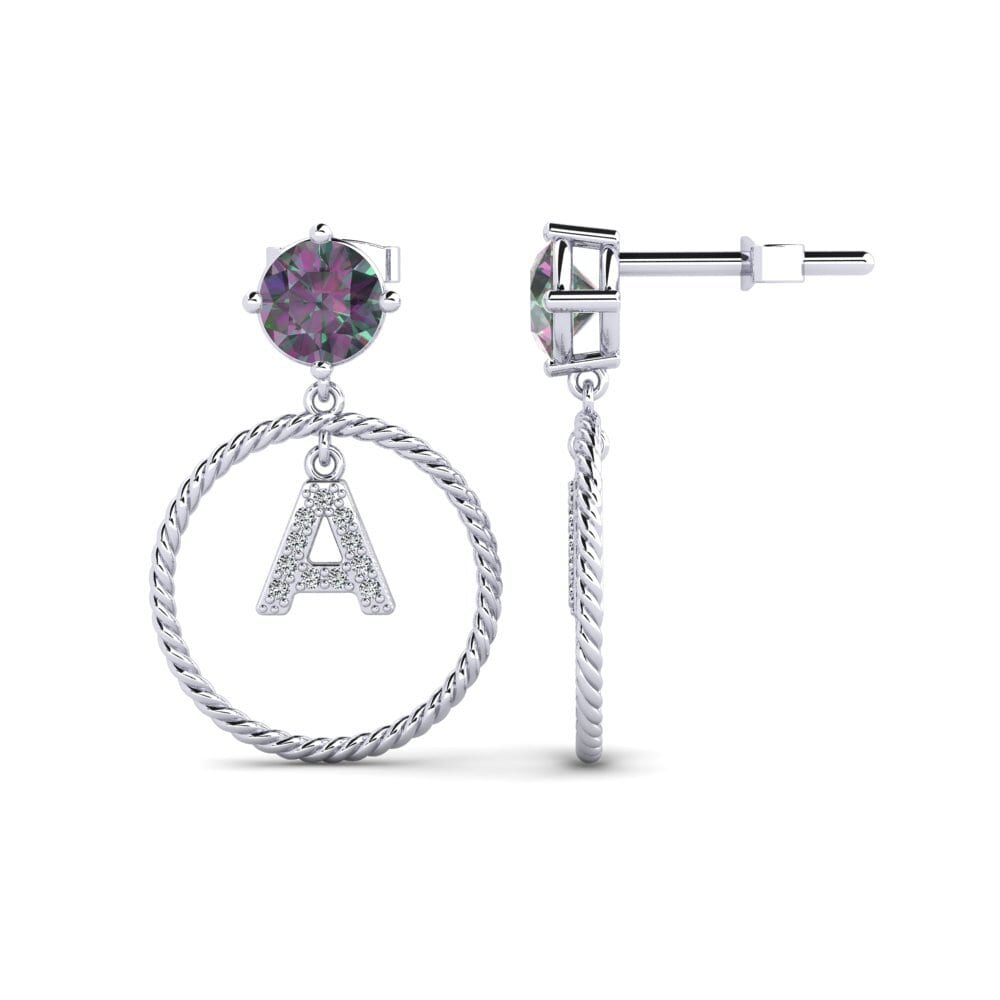 Mystic Topaz Women's Earring Noss A