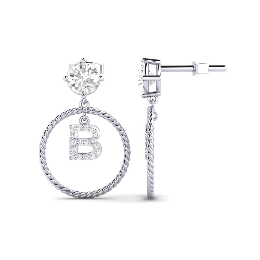 White sapphire Women's Earring Noss B