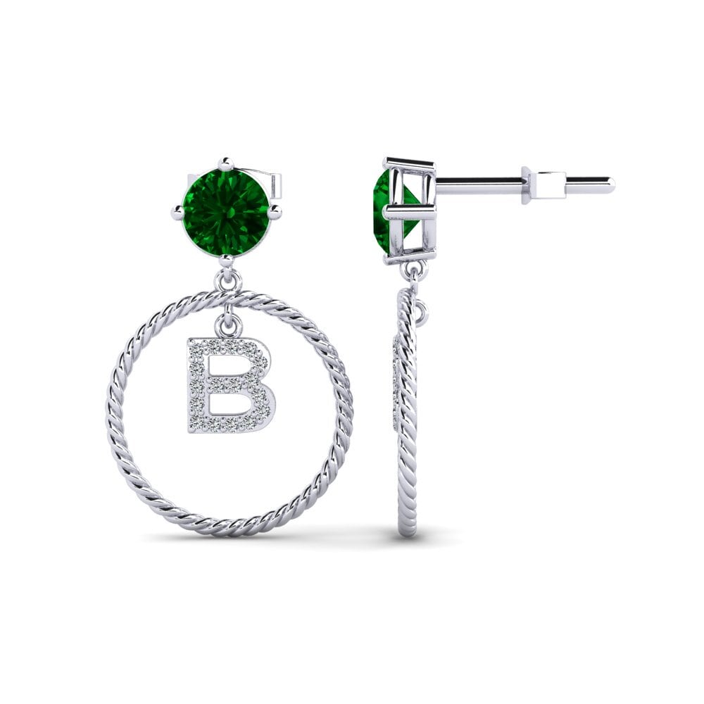 Green Zirconia Women's Earring Noss B