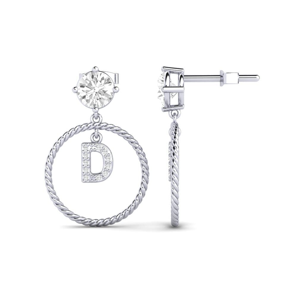 White sapphire Women's Earring Noss D