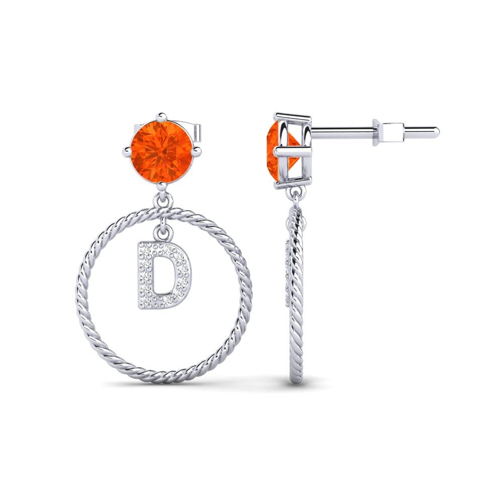 Fire Opal Women's Earring Noss D