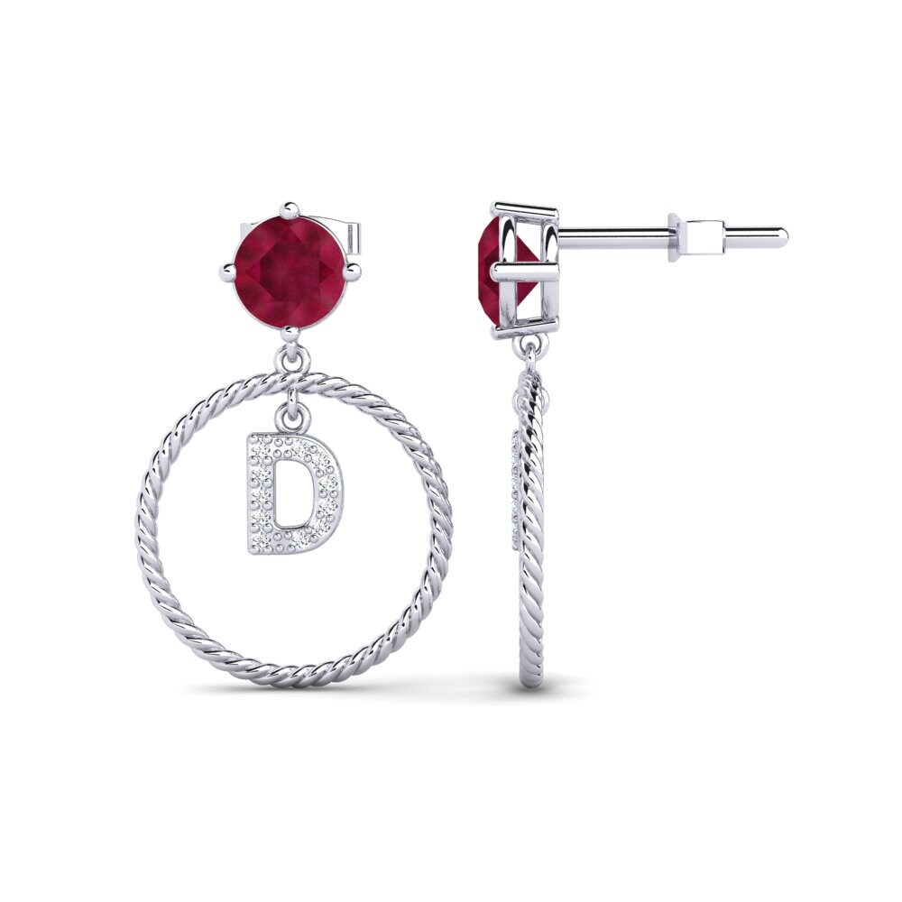 Ruby Women's Earring Noss D