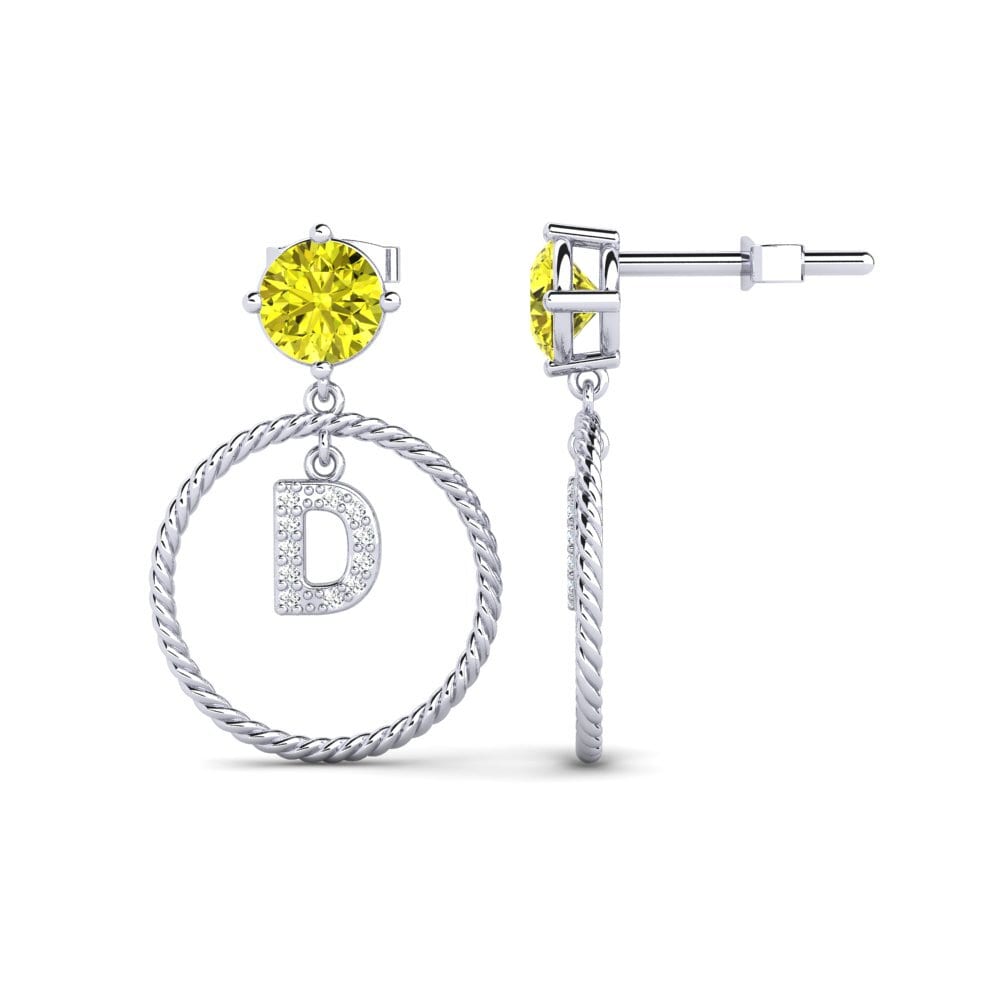 Yellow Diamond Women's Earring Noss D