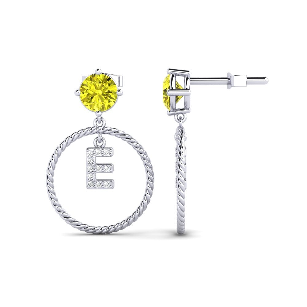 Yellow Diamond Women's Earring Noss E