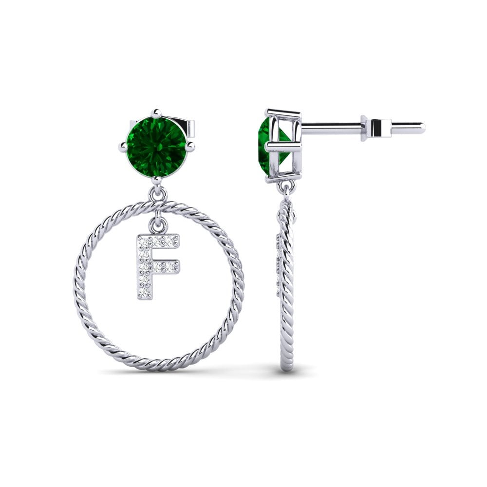 Green Zirconia Women's Earring Noss F