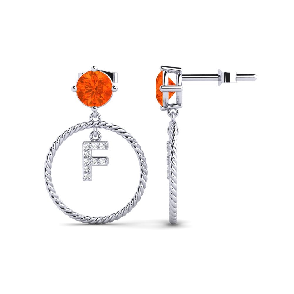 Fire Opal Women's Earring Noss F