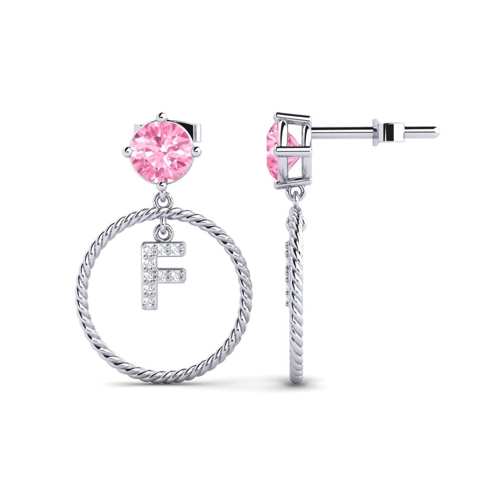 Pink Sapphire Women's Earring Noss F