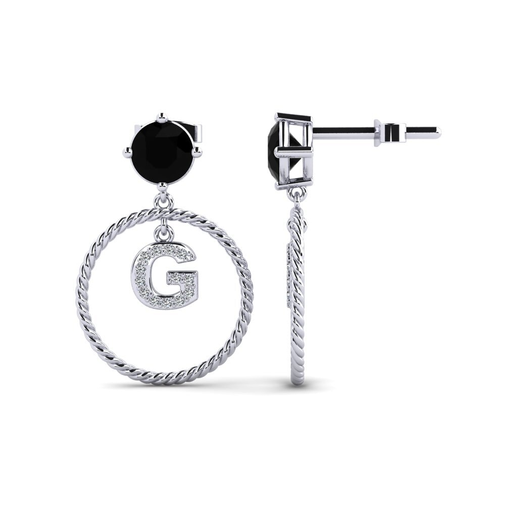 Black Sapphire Women's Earring Noss G