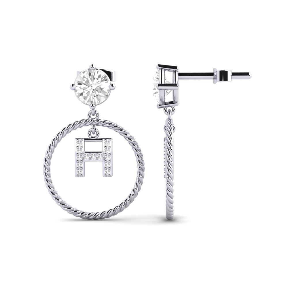 White sapphire Women's Earring Noss H