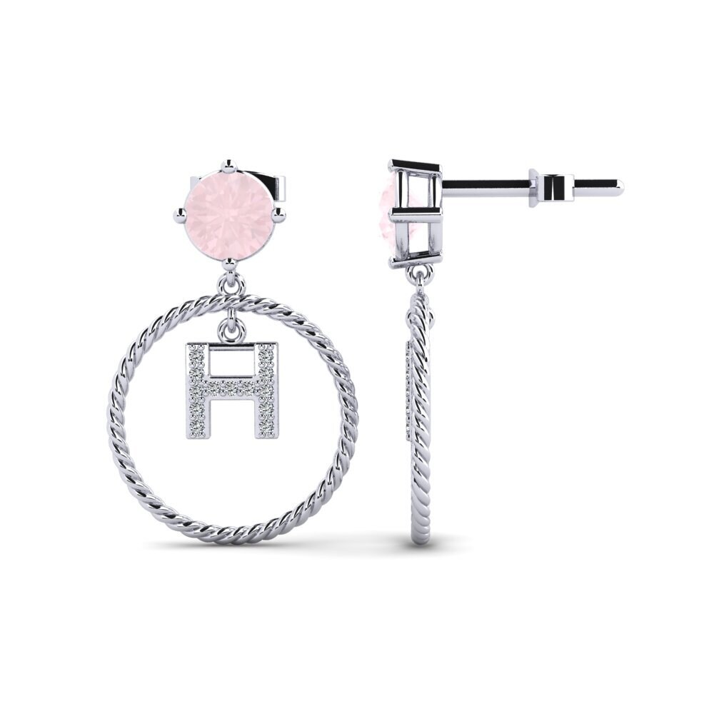 Rose Quartz Women's Earring Noss H