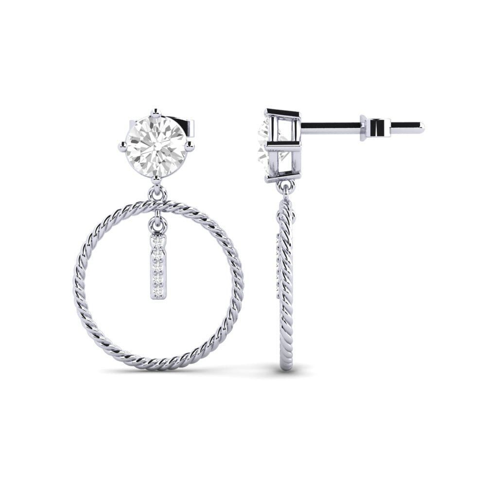 White sapphire Women's Earring Noss I