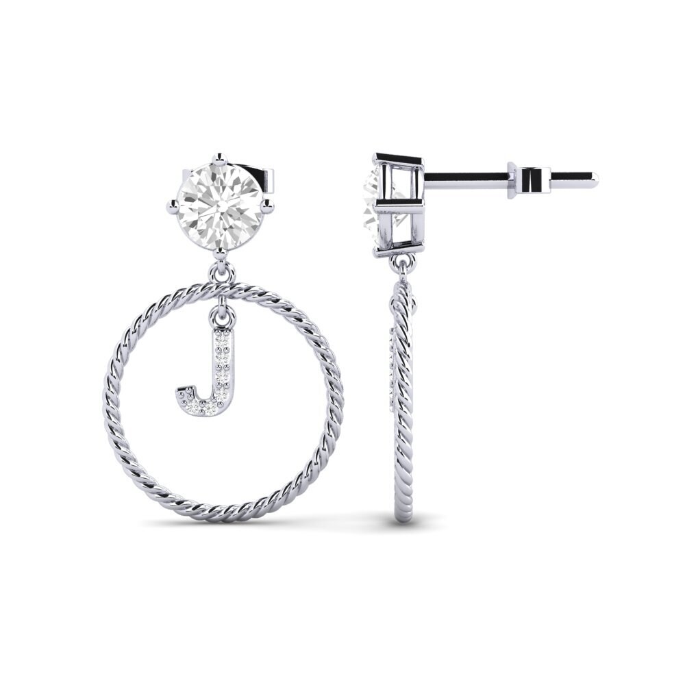 White sapphire Women's Earring Noss J