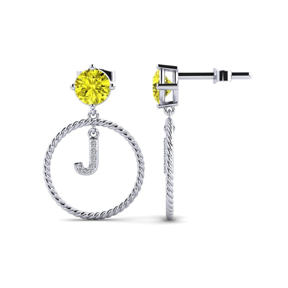 Yellow Diamond Women's Earring Noss J