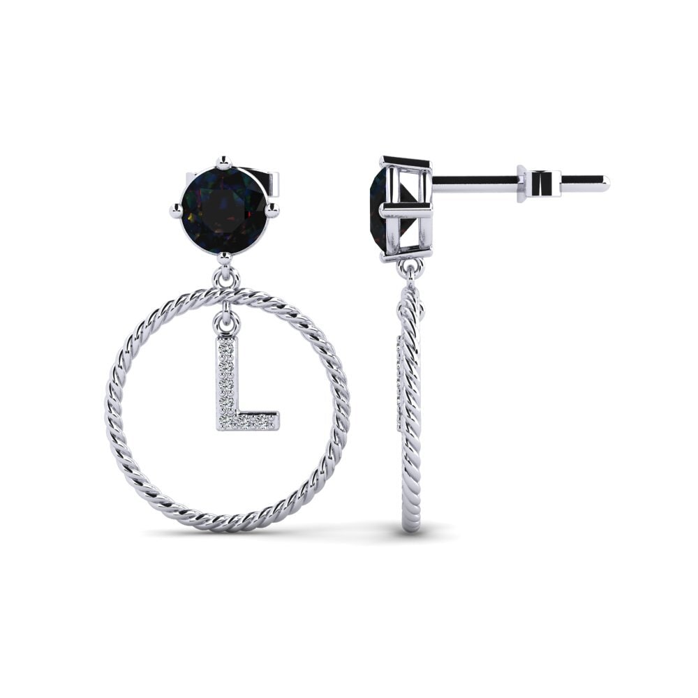 Black Opal Women's Earring Noss L