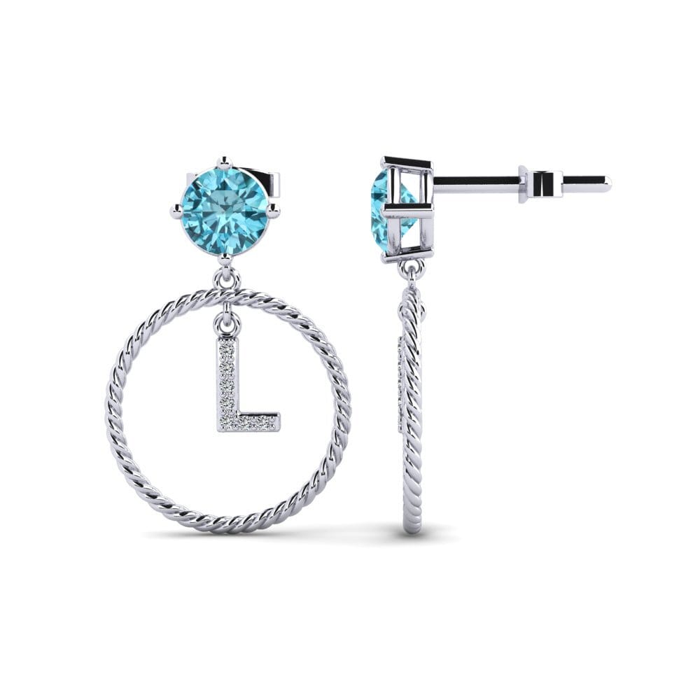 Blue Zircon Women's Earring Noss L