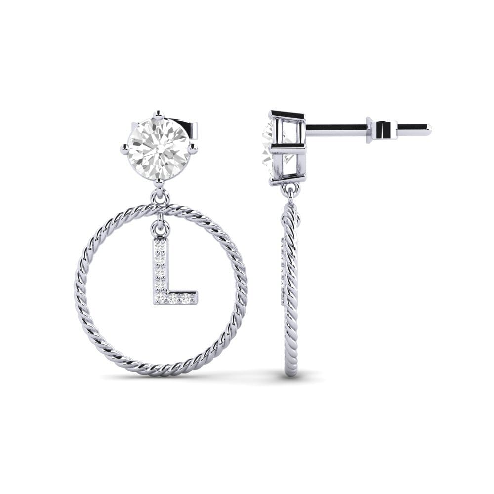 White sapphire Women's Earring Noss L