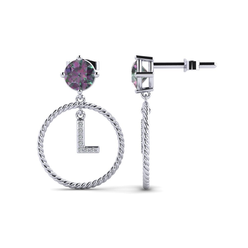 Mystic Topaz Women's Earring Noss L