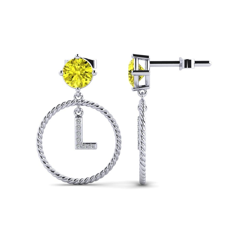 Yellow Diamond Women's Earring Noss L