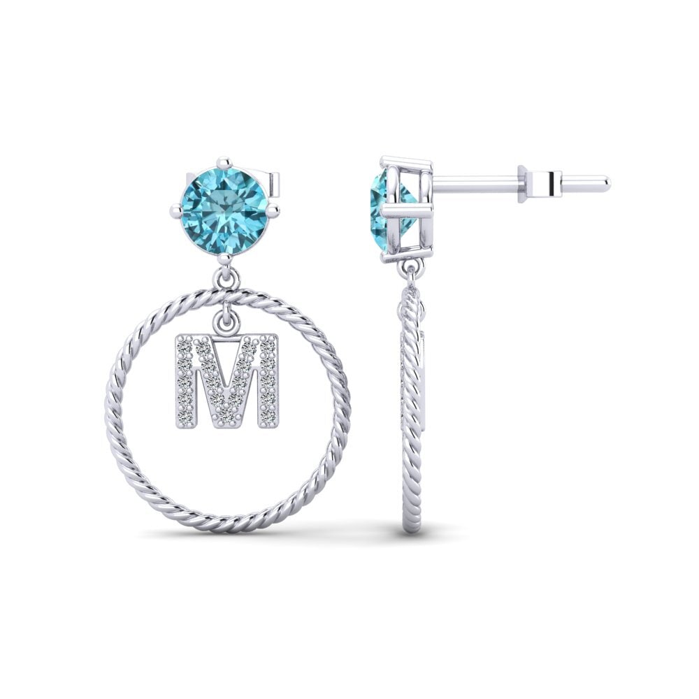 Blue Zircon Women's Earring Noss M