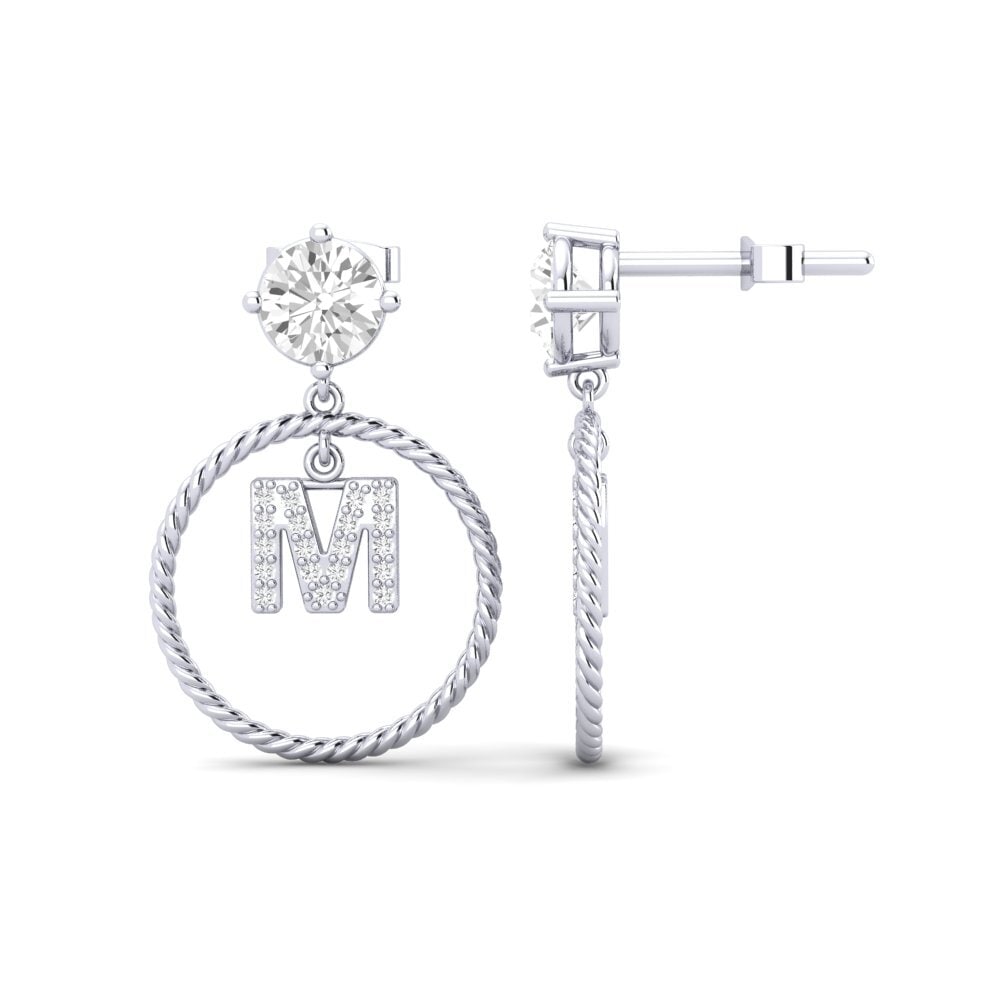 White sapphire Women's Earring Noss M