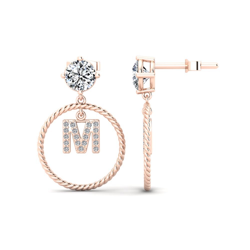 14ct Rose Gold Women's Earring Noss M
