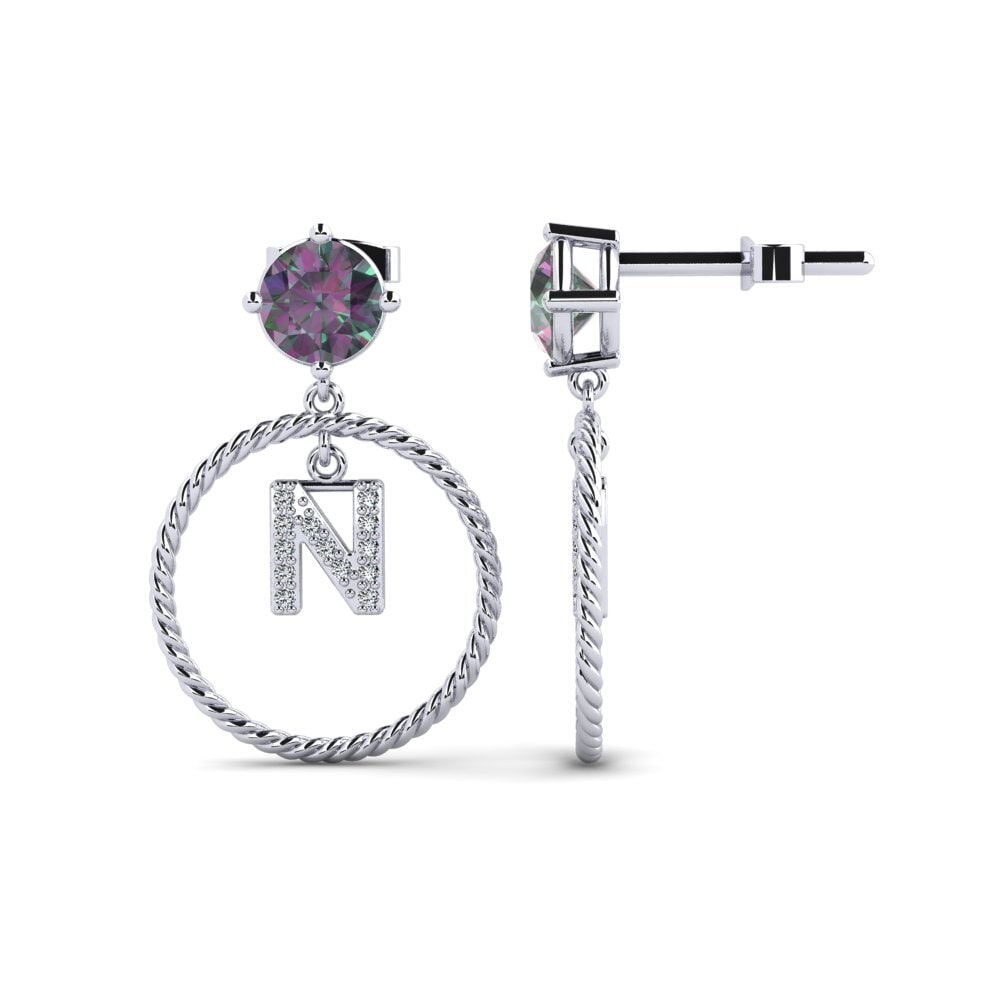 Mystic Topaz Women's Earring Noss N