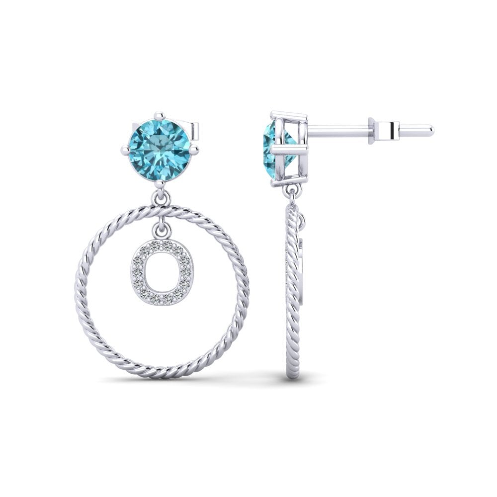 Blue Zircon Women's Earring Noss O