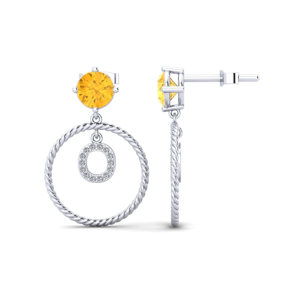 Citrine Women's Earring Noss O