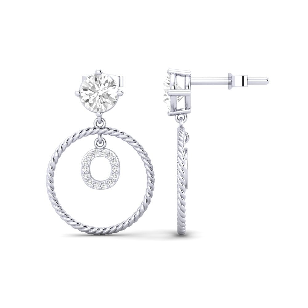 White sapphire Women's Earring Noss O