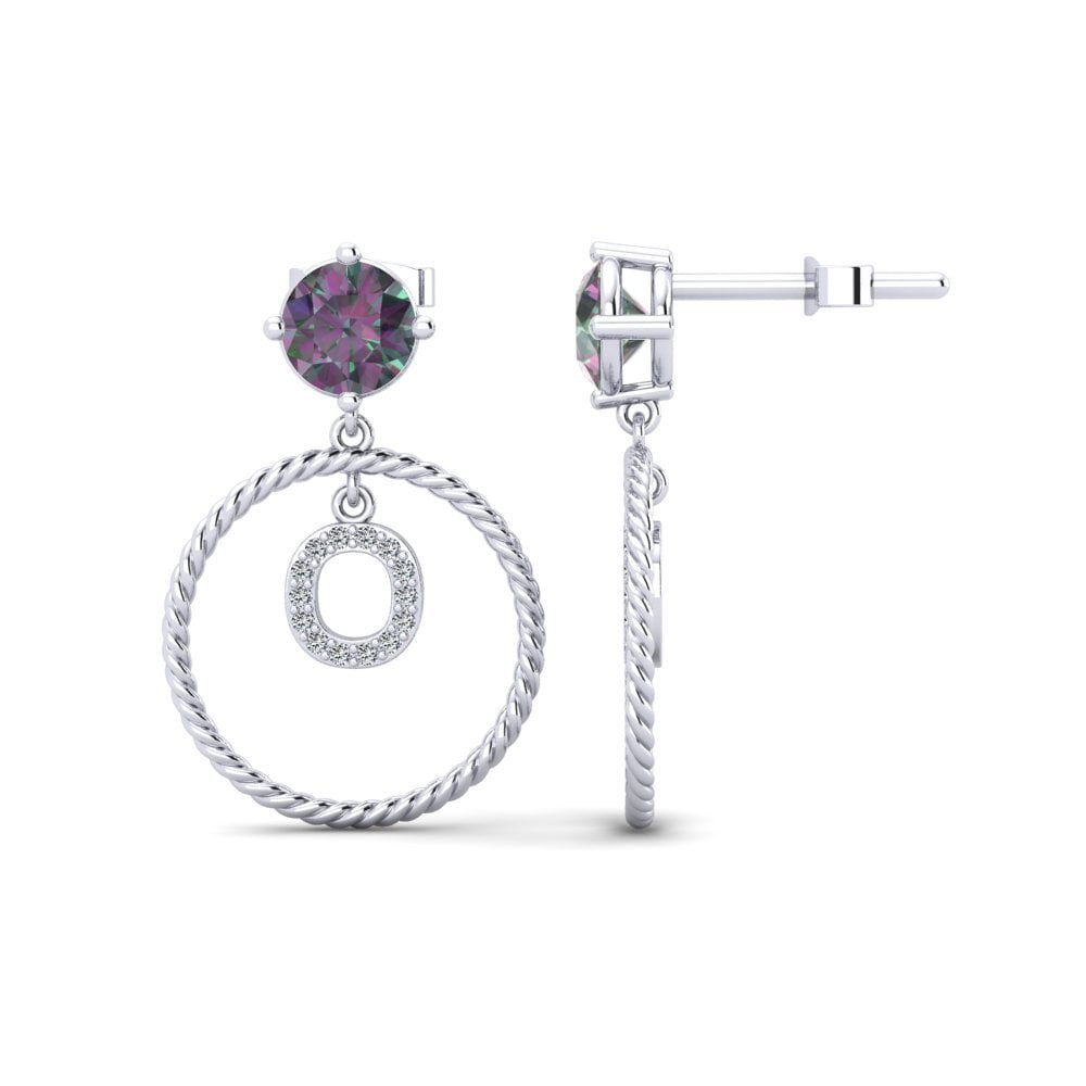 Mystic Topaz Women's Earring Noss O