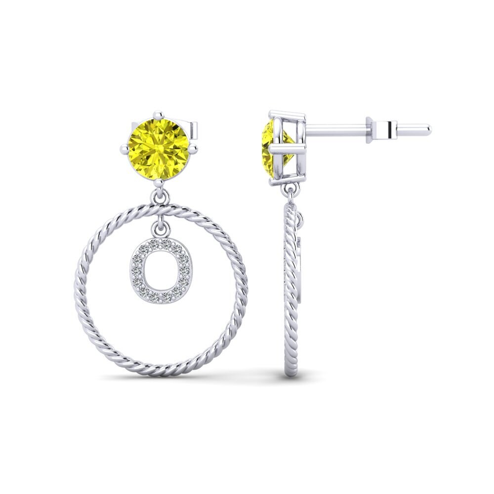 Yellow Diamond Women's Earring Noss O