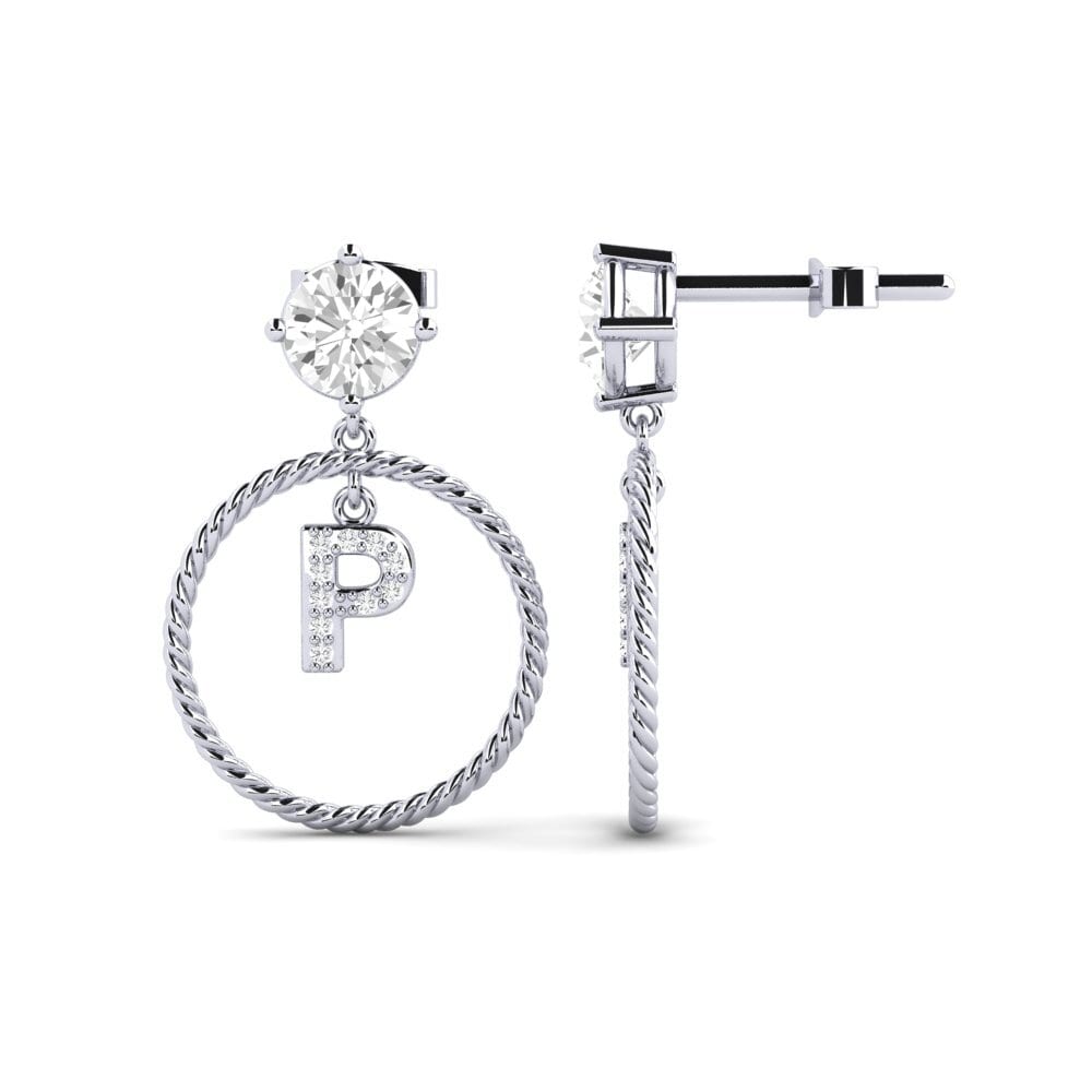 White sapphire Women's Earring Noss P
