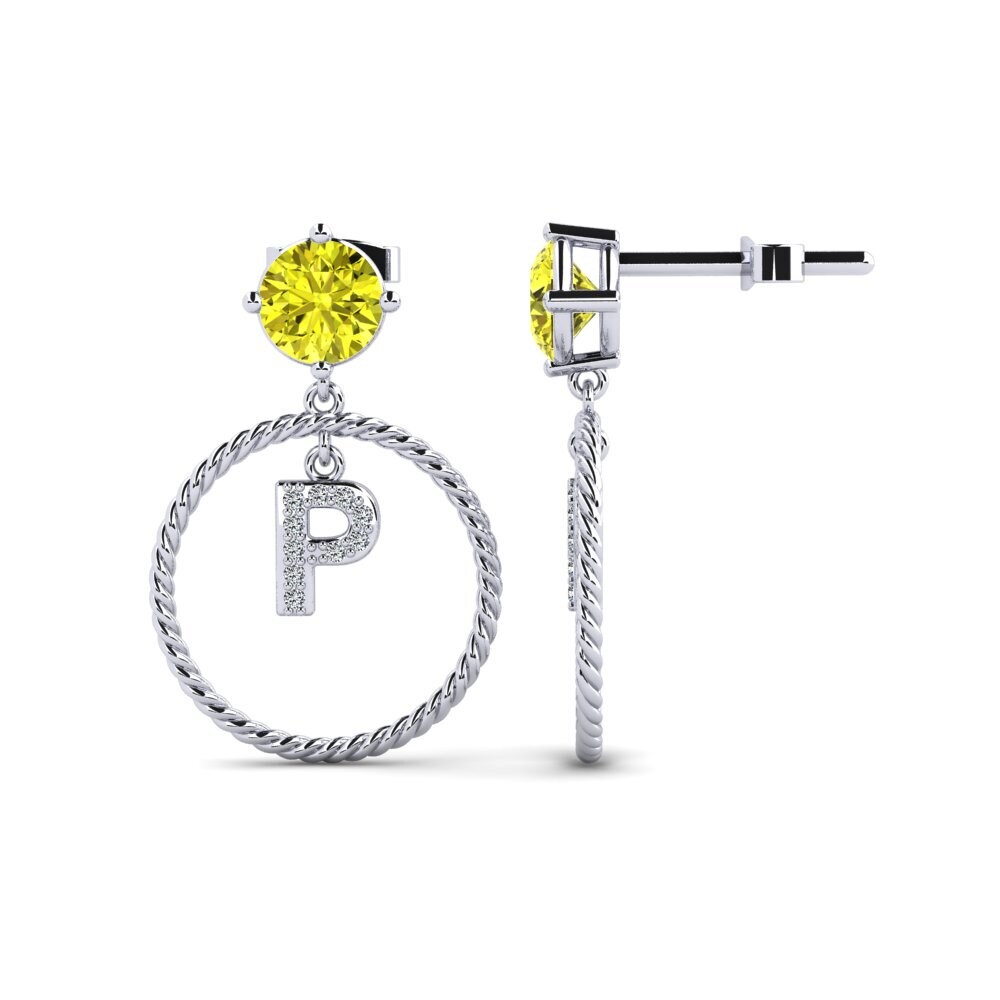Yellow Diamond Women's Earring Noss P